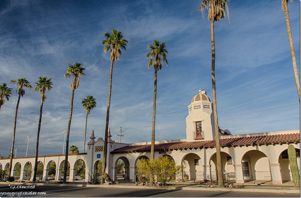Historic Plaza & train depot Ajo Arizona