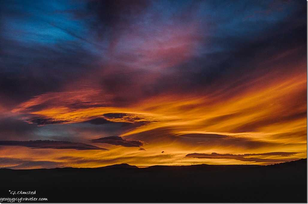 Sunset Snowbird Mesa Overton Nevada