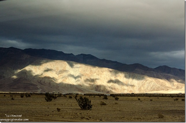 Light & shadow Santa Rosa Mountains Anza-Borrego Desert State Park California
