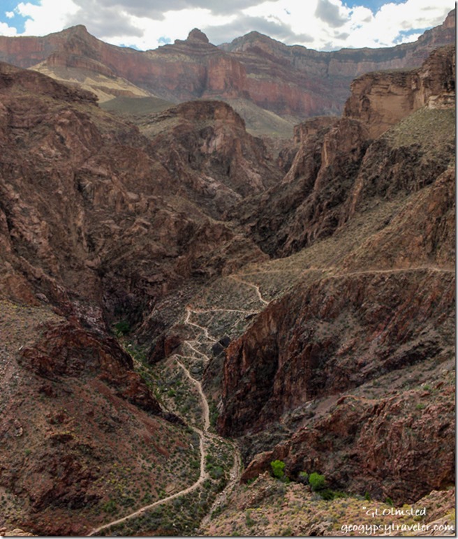 Devils corkscrew Bright Angel trail Grand Canyon National Park Arizona