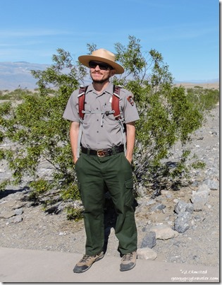 Ranger Mike Mesquite Flat sand dunes Death Valley National Park California