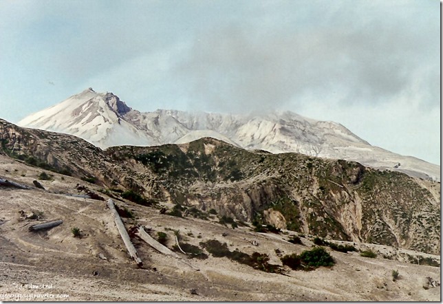 Crater Walk Mount St Helens National Volcanic Monument Washington Summer 1992
