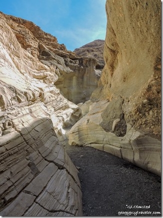 Marble walls Mosaic Canyon Death Valley National Park California