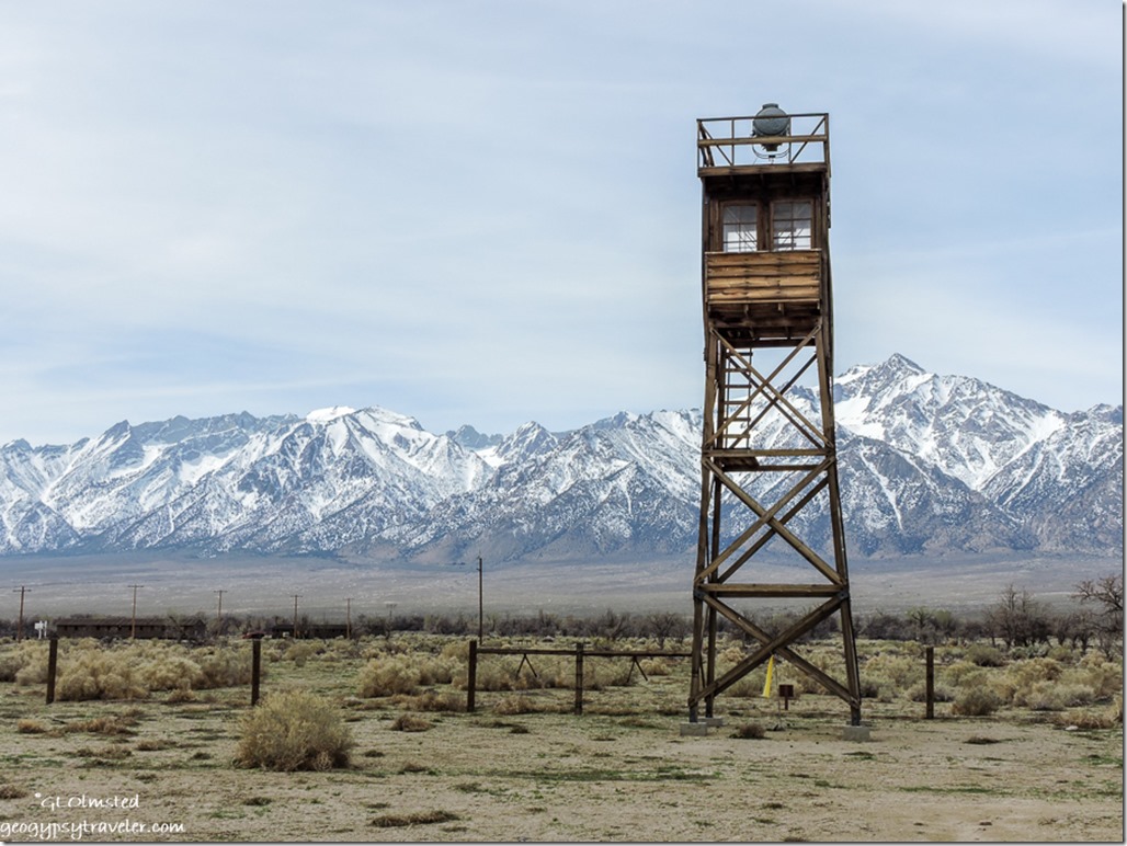 watchtower Manzanar National Historic Site Independence California