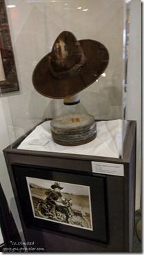 Fatty Arbuckle's hat Museum of Westren Film History Lone Pine California