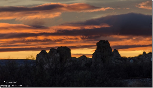 sunset boulders Kirkland Arizona