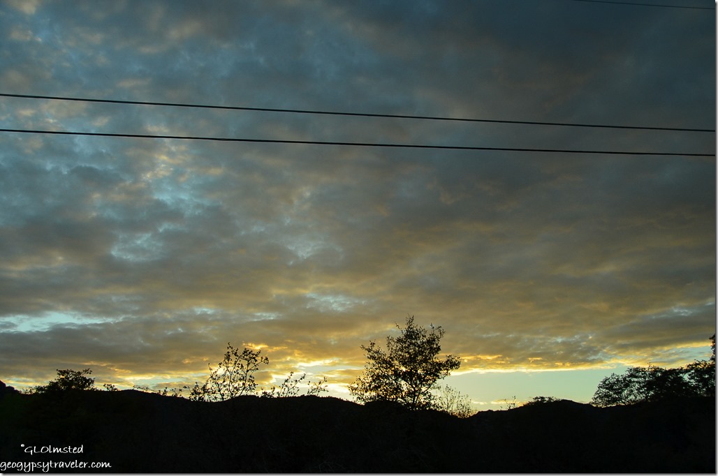 Sunset Yarnell Arizona