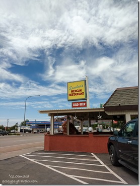 Escobars Mexican restaurant Kanab Utah