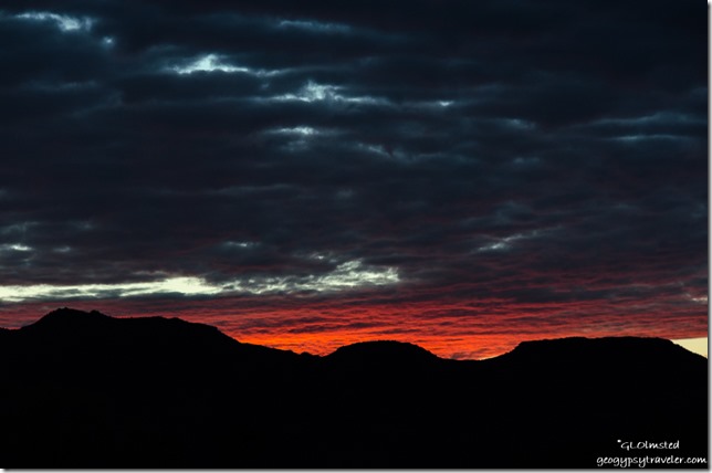 sunset Vermilion Cliffs Kanab Utah