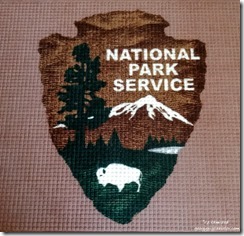 National Park Service logo rug office North Rim Grand Canyon National Park Arizona