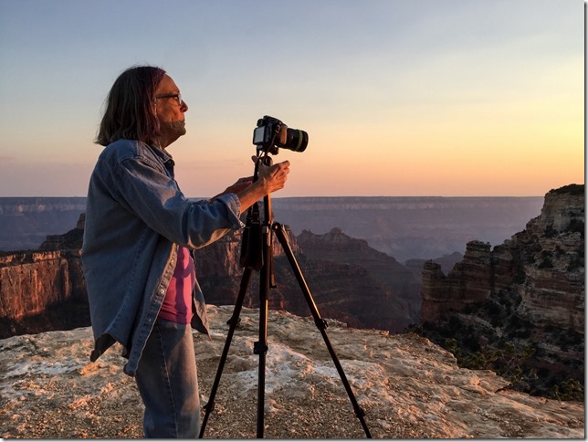 Gaelyn Cape Royal sunset North Rim Grand Canyon National Park Arizona by Rebecca Wilks
