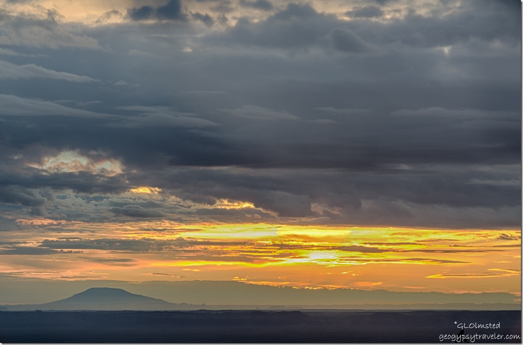 Navajo Mountain sunrise Marble View Kaibab National Forest Arizona
