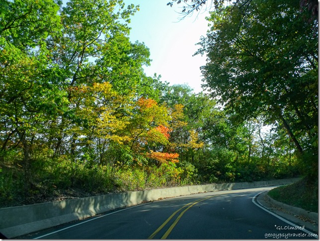 Fall colors along SR71 Illinois