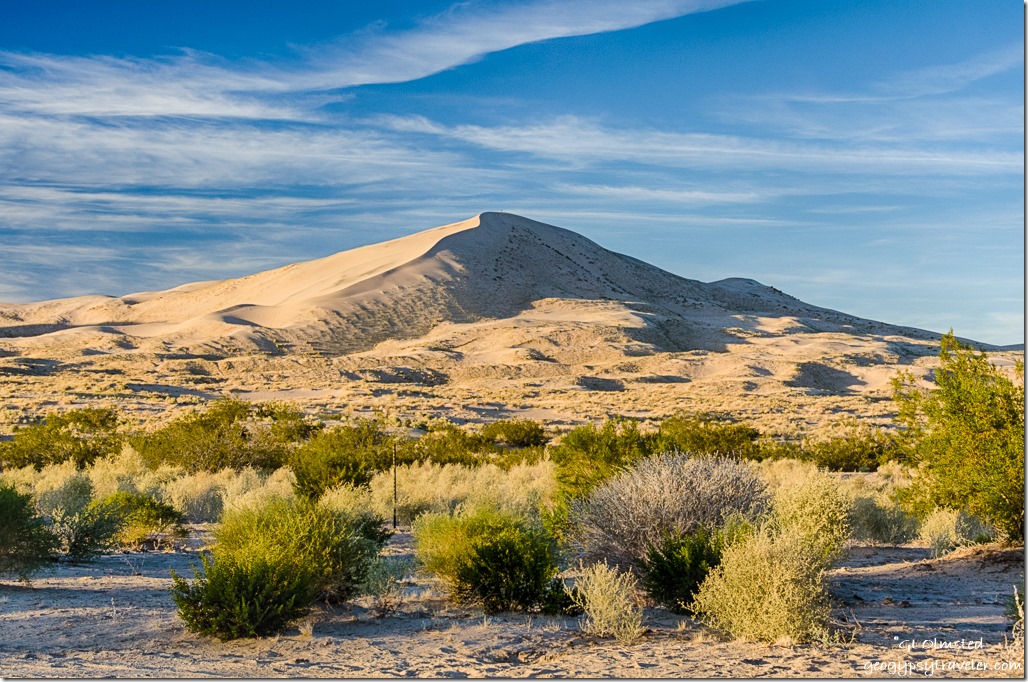 late light Kelso Dunes Mojave National Preserve California