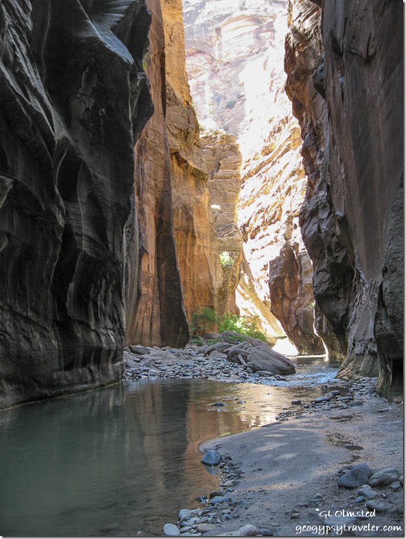 Virgin River upstream Zion National Park Utah