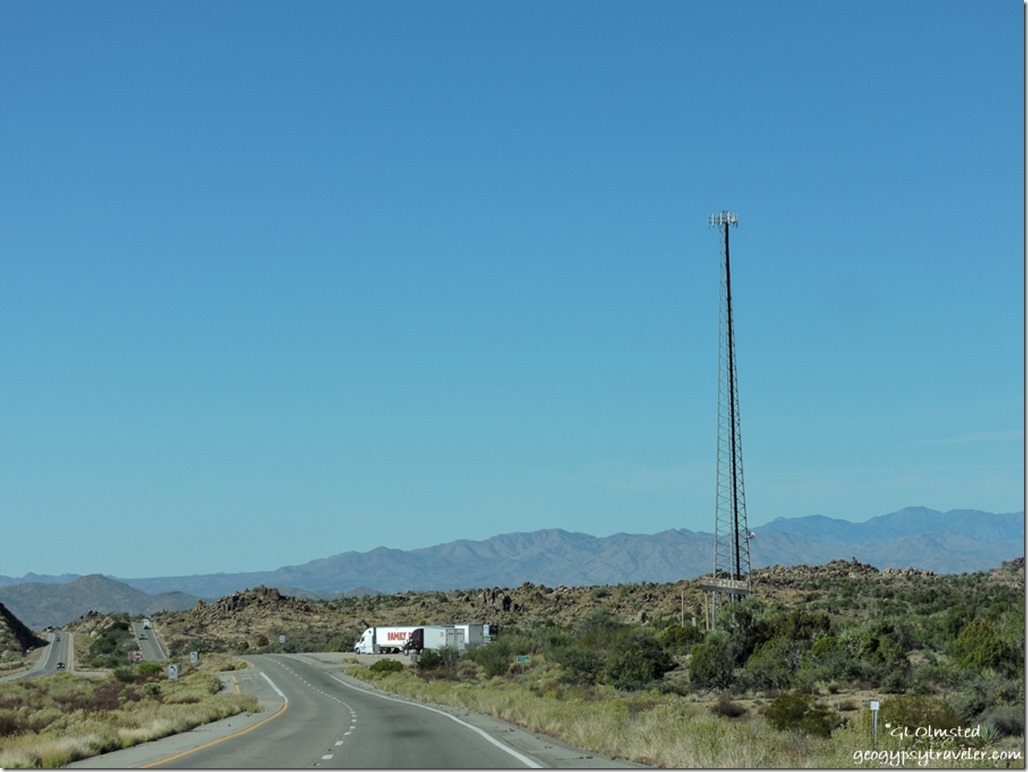 cell tower US93 Nothing Arizona