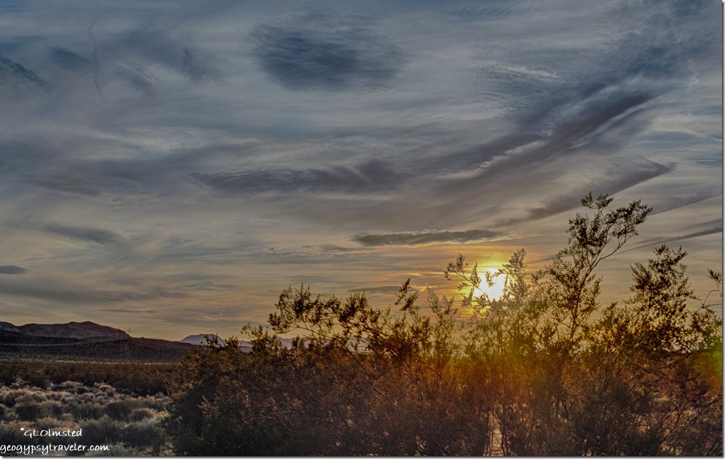 sunset Kelso Dunes Mojave National Preserve California