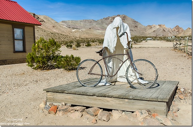 Ghost rider Goldwell Open Air Museum Rhyolite Nevada