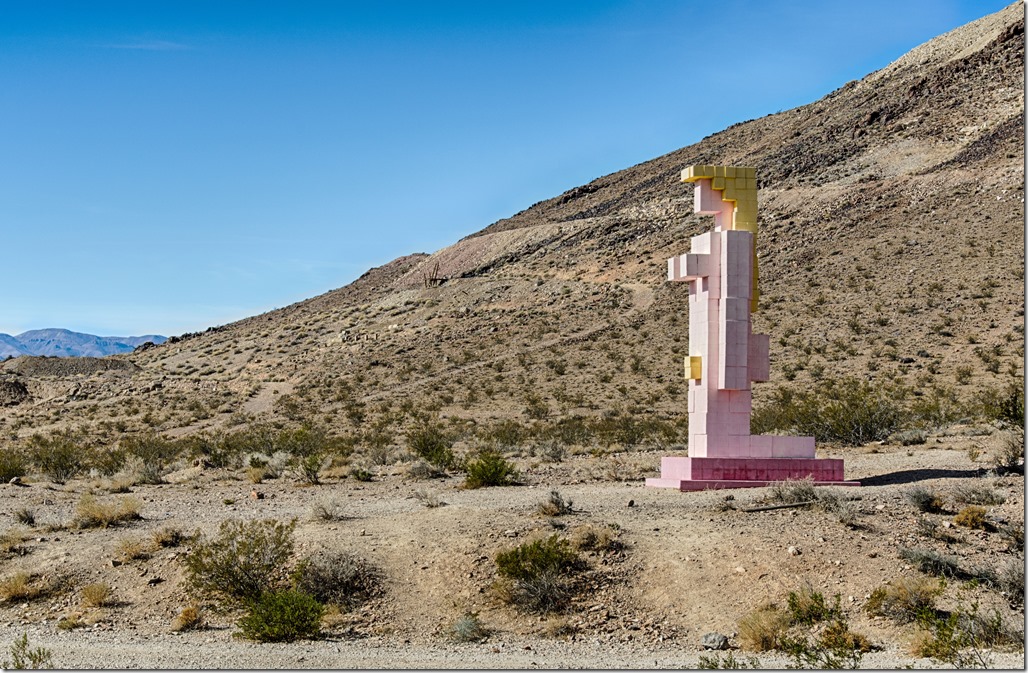 Lady Desert The Venus of Nevada by Dr Hug Heyrman Goldwell Open Air Museum Rhyolite Nevada