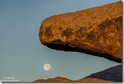 boulder full moon set Yarnell Arizona