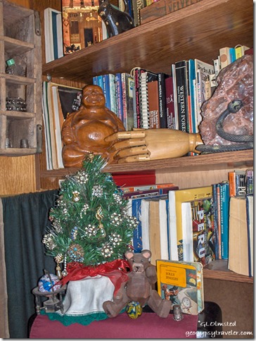 Christmas tree & bookcase Yarnell Arizona