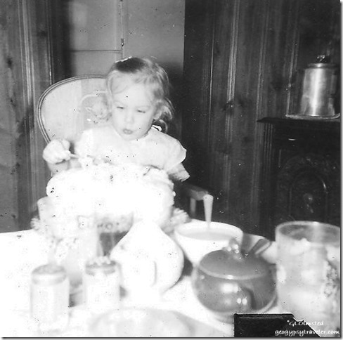 Gail's 2nd birthday March 26 1956 Spring Road Hinsdale Illinois