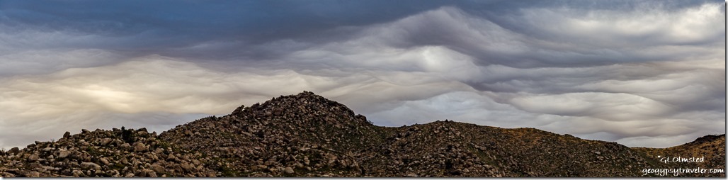 Weaver Mountains storm clouds Yarnell Arizona
