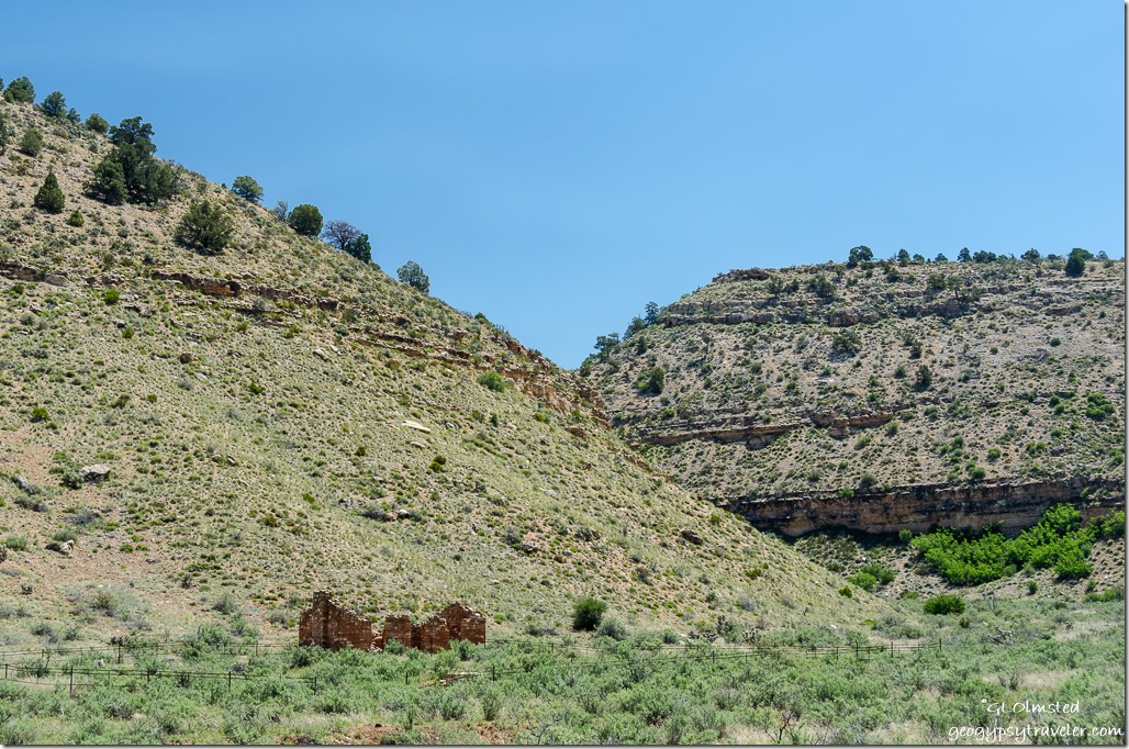 Cowboy ruin Snake Gulch trail Kaibab National Forest Arizona