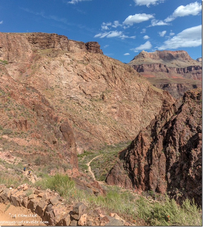 canyon from Bright Angel trail Grand Canyon National Park Arizona