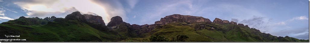 Drakensburg from camp KwaZulu-Natal South Africa