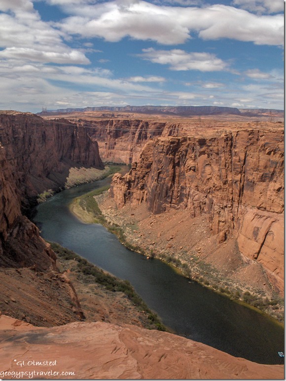 Colorado River overlook Page Arizona