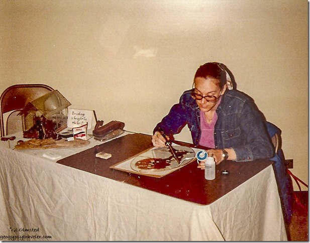 Gaelyn at a show Hanover Park Illinois 1981