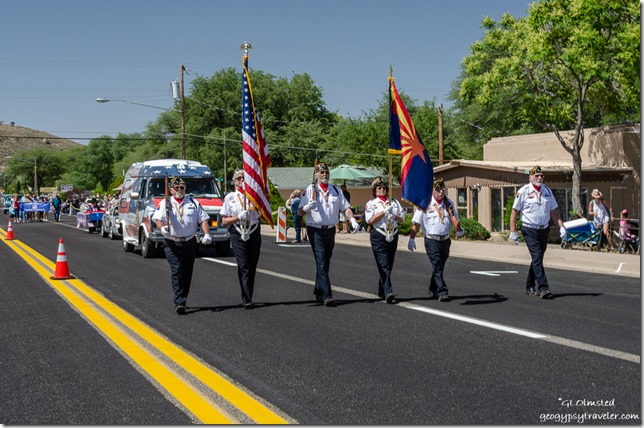 parade honor guard Yarnell Daze Arizona