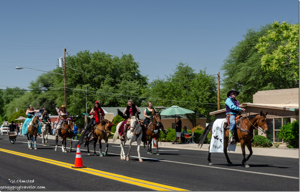 parade Lonesome Doves horses Yarnell Daze Arizona