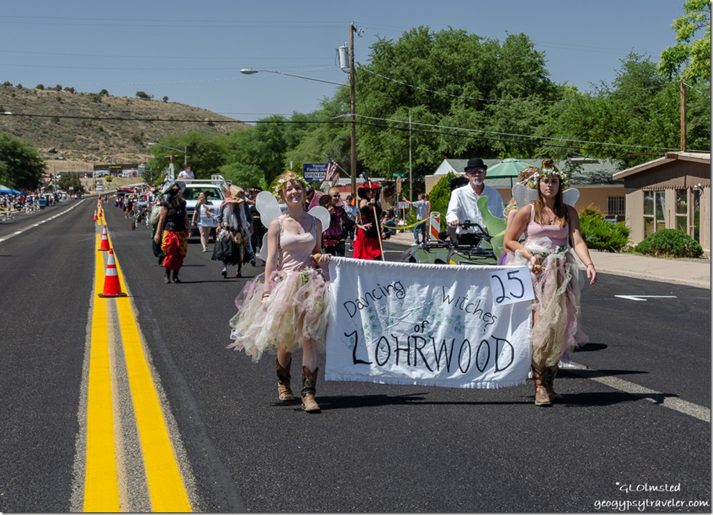 parade Dancing witches of Lohrwood Yarnell Daze Arizona