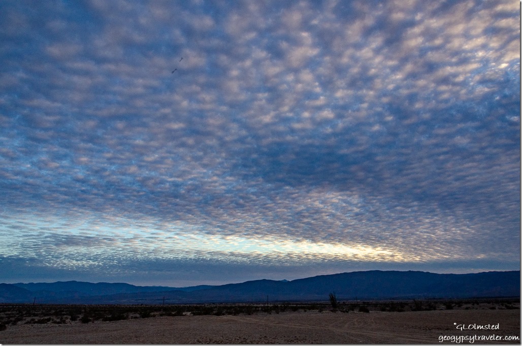 Sunset Rockhouse Trail Anza-Borrego State Park California