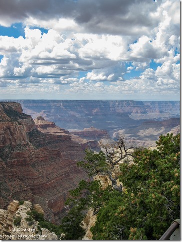 View SSW from Cape Royal Walhalla Plateau North Rim Grand Canyon National Park Arizona