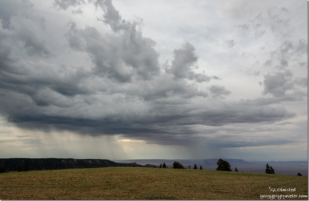 storm clouds Marble View Kaibab National Forest Arizona