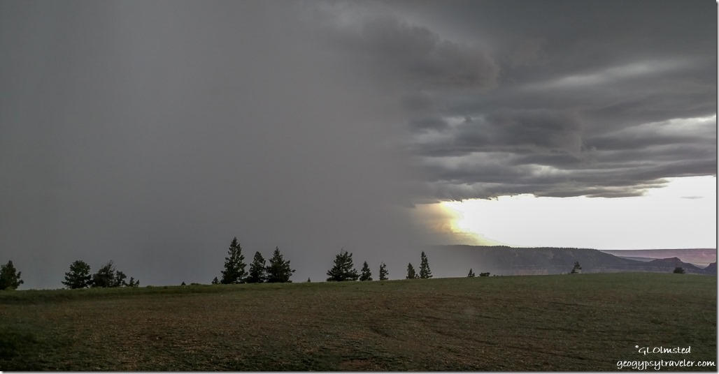 storm to north Marble View Kaibab National Forest Arizona