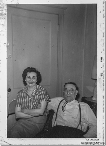 Grandma Bea & Grandpa Butch May 1958