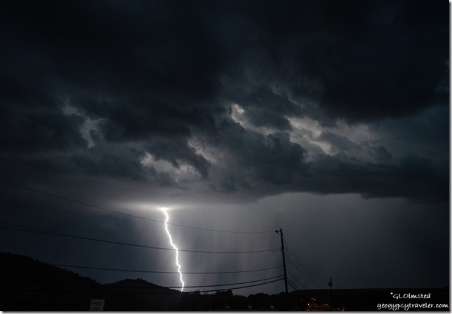 lightning clouds Yarnell Arizona