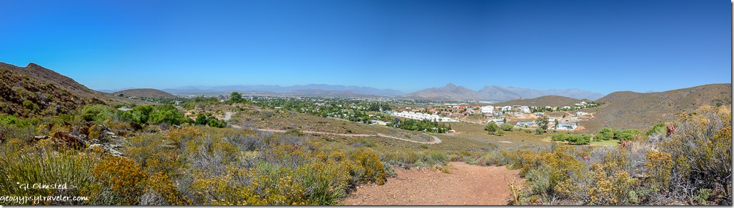 Valley view from Shale trail Karoo Botanical Garden Worcester South Africa