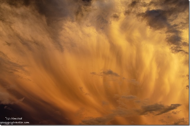 sunset cirrocumulus clouds SR89 Arizona