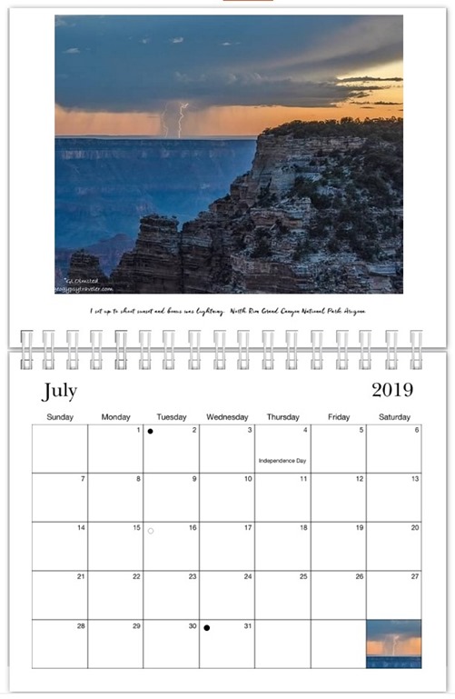 Full calendar pages July 2019 calendar