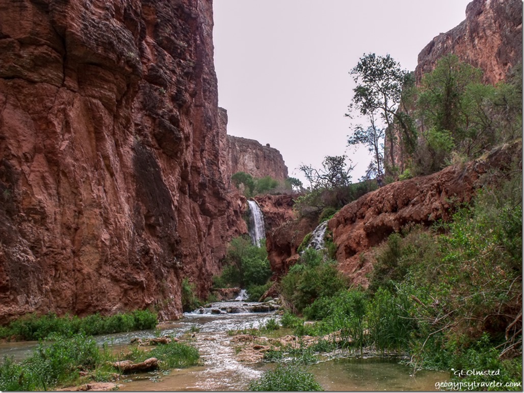 Mooney Falls Havasu Creek & canyon Havasupai Indian Reservation Arizona