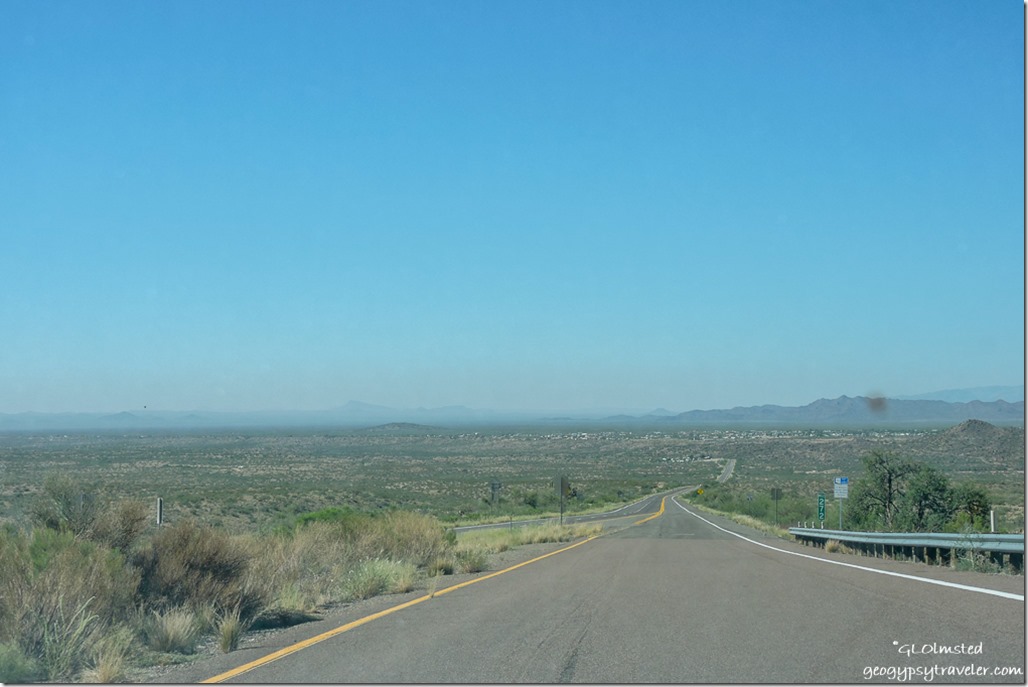 end divided highway SR89 Congress Arizona