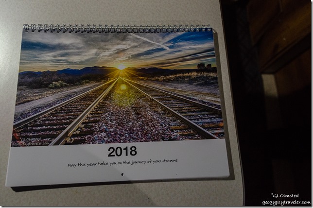2018 calendar Kanab Utah