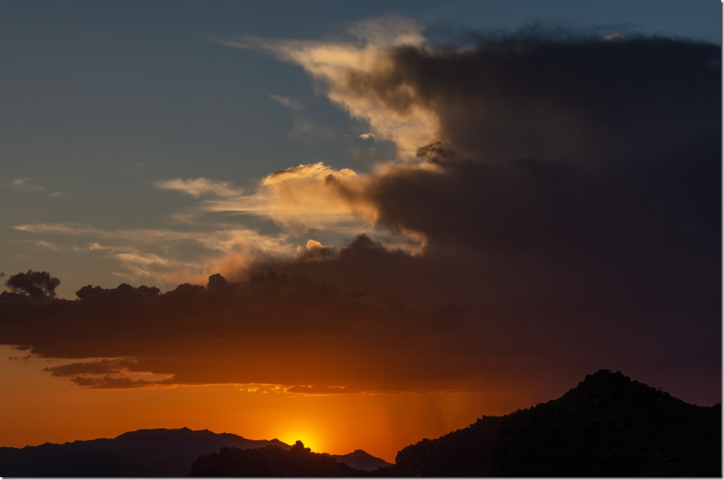 mountain sunset clouds Yarnell Hill overlook SR89 Arizona