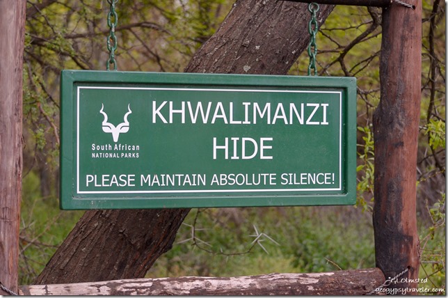Khwalimanzi bird hide Camdeboo National Park Eastern Cape Graaff-Reinet South Africa