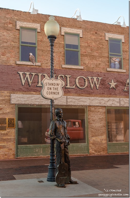 Standin' on the corner Winslow Arizona